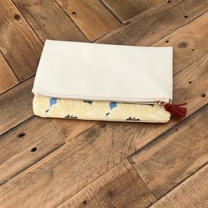 Rachel Pally foldover reversible clutch